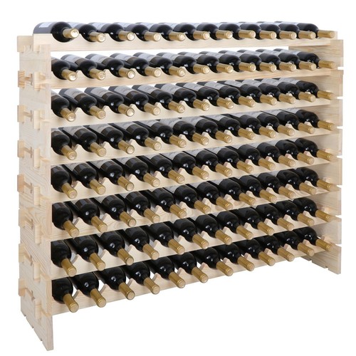 Solid wood wine rack 96 - solid,
