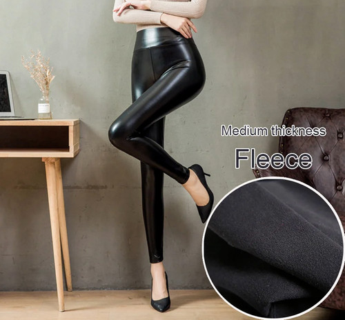 Xxl faux leather leggings - s-xxl,