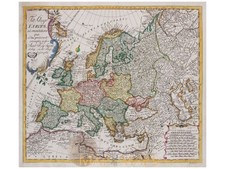 Tab. Geogr. Europae, Scarce map of Europe by Euler 1760