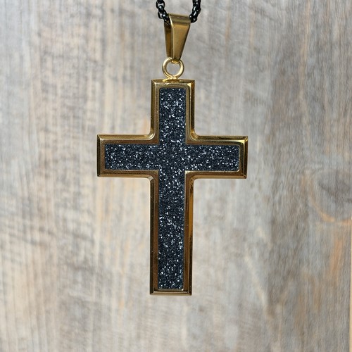 Collier croix acier inoxydable - collier,