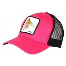 Casquette Filet Rose Perroquet