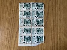 Lot 10 Timbres Pro Coin-Repas École 50 Cent D1
