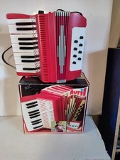 VINTAGE 1970 BONTEMBI APRIL 20 TOUCH ACCORDION TOY WITH BOX NICE CONDITION