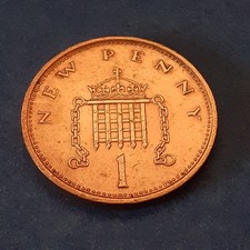Pièce de monnaie 1 new penny