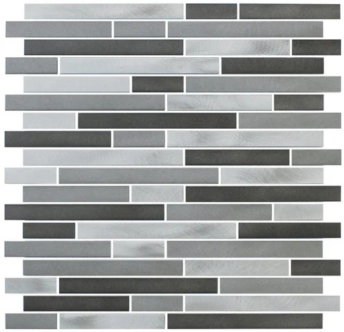 Mosaïque effetaluminium gris - mosaïque,