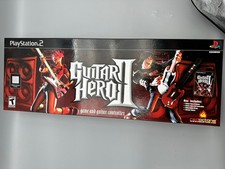 Vintage Guitar Hero 2 Redoctane Complete w/Stickers Strap Game Box