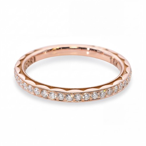 Tacori 18k rose gold diamond - tacori,