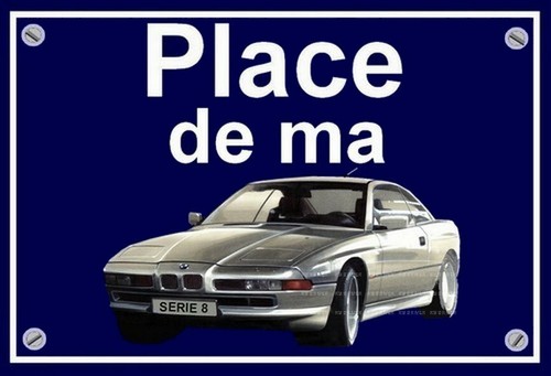 Plaque place bmw 850 - place,
