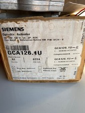 Siemens GCA126.1U OpenAir Electric Damper Actuator Dual Aux