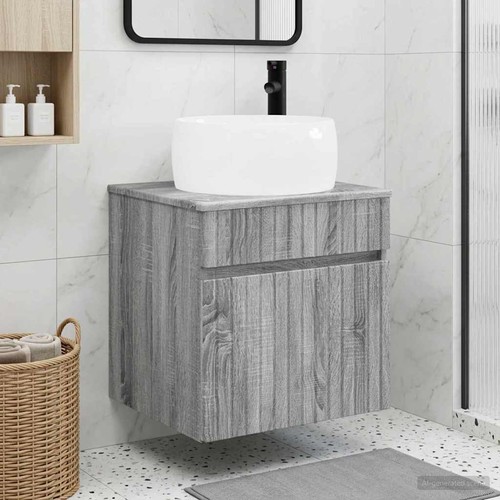 Meuble lavabo mural - mural, avec