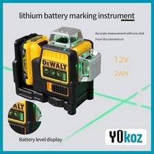 ✅ DEWALT DW089LG – Niveau Laser Vert 12 Lignes 3 x 360° (Sans Batterie)