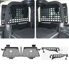 for Jeep Wrangler JK 2dr Hard Top 2007-2017 Storage Molle Panel Rear Trunk