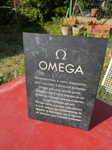 Présentoir omega vintage - présentoir,