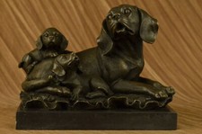 Sculpture En Bronze Art Déco Fait Main Pour Amateurs De Dogue Allemand