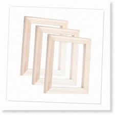 Handcrafted Wooden Paper Making Screen Tools for DIY Paper - Set of 3 Burlywood