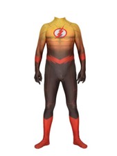 Cosplay Flash Barry Allen Reverse Flash Jumpsuits Superhero Kids Adult Bodysuits