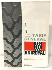 OLD ADVERTISING BROCHURE FOR UNIROYAL TIRES FEBRUARY 1974