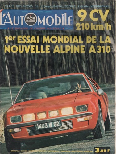 Automobile 310 1972 - 310,