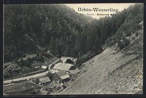 Cpa urbès wesserling tunnel - cpa, urbès-wesserling,