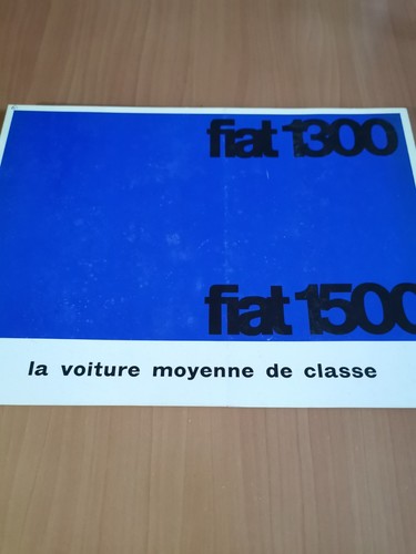Catalogue brochure fiat 1300 - brochure,