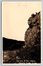 Taylors Falls Minnesota Old Man of the Dalles Muller RPPC Postcard MN