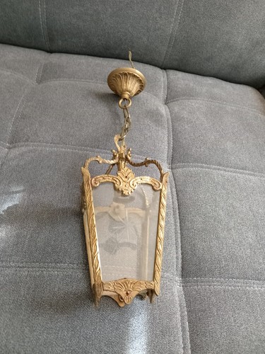 Suspension lanterne bronze - lanterne, en
