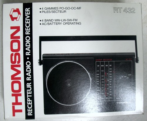 Récepteur radio thomson rt432 - radio,