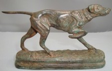 Statue Sculpture Chien Setter