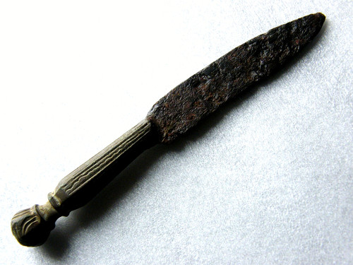 Rare couteau romain - romain, en