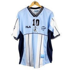 2001 Argentina Diego Maradona Testimonial Jersey #10 L (Top) SHIRT MAILLOT TRIK