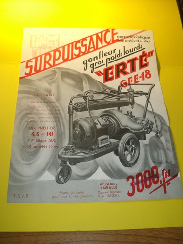 Feuillet publicitaire epoque - d,