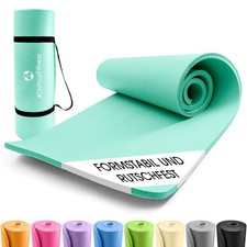 Tapis De Yoga Fitness 10Mm Tapis De Pilates Sous-Couche 183X61 Cm Tapis De Sport