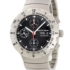 PORSCHE DESIGN Titanium Chronograph By Eterna 6500.10.40 Used Watch #91023