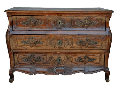 Commode tombeau noyer - commode,