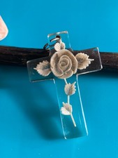 Ancien Pendentif Croix en