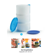 Empilodeco lot de 3 boîtes