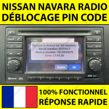 ✅NISSAN NAVARA BOSCH LCN RADIO SAT NAV DÉBLOCAGE PIN CODE POUR TOUS MODÈLES✅