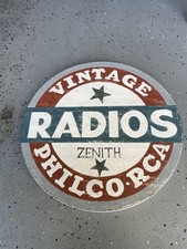 Vintage and Rare Philco RCA  Zenith Radio Sign