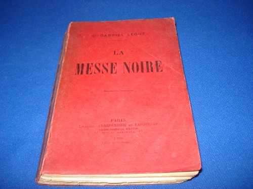 Messe noire legue gabriel - noire,