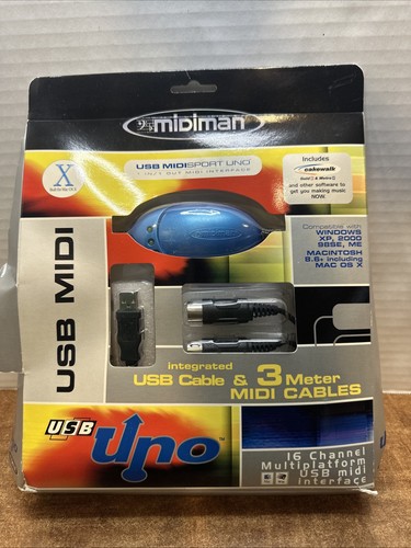 New midiman audio midisport - new,