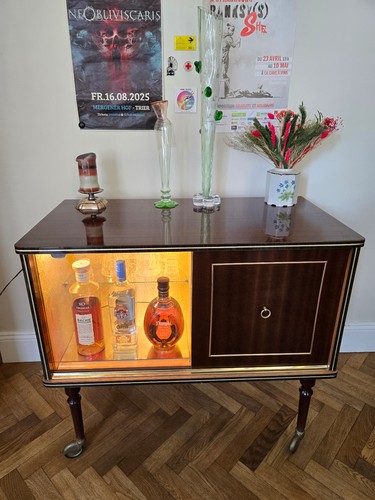 Meuble bar bois laqué - bar,