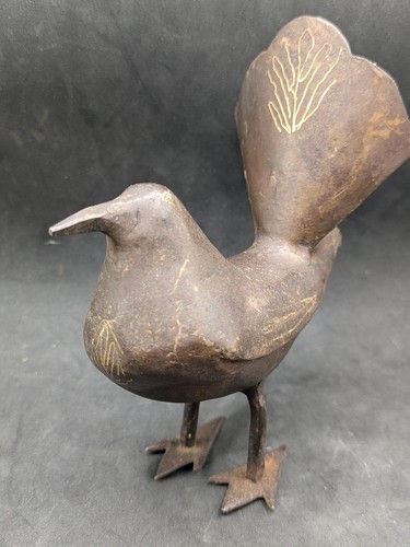 Ancienne sculpture oiseau - , en