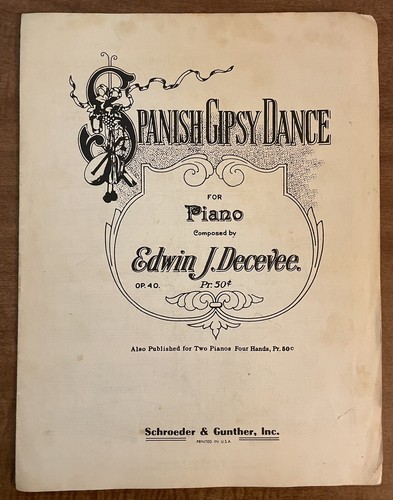 Vtg 1927 spanish - 1927, dance