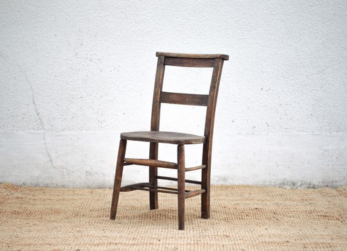 Chaise église bois - chaise, ancienne