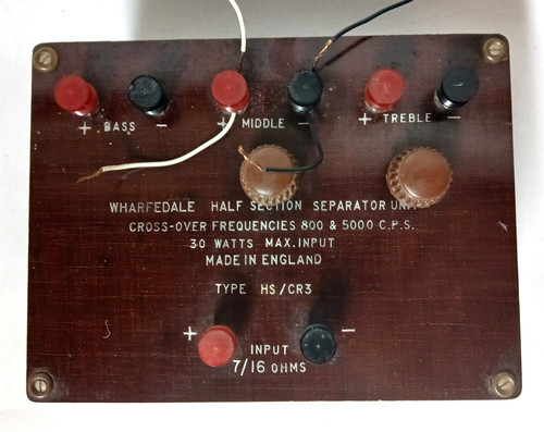 1950 wharfedale half - 1950's,