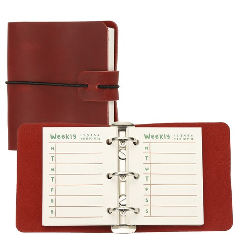 Carnet cuir pour 3 - cuir, a9