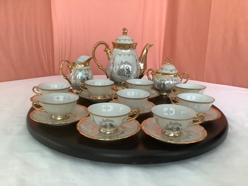 Demi tasse bone china set - tasse,