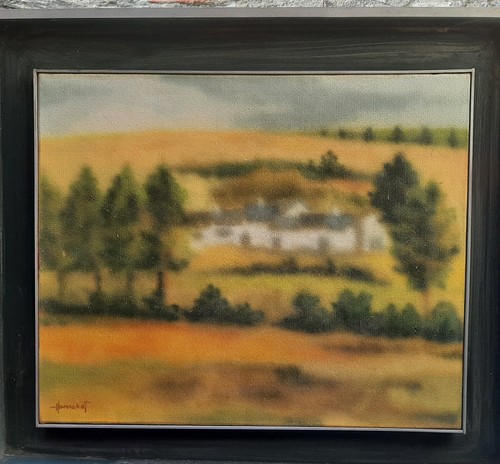 Tableau ancien paysage - tableau,