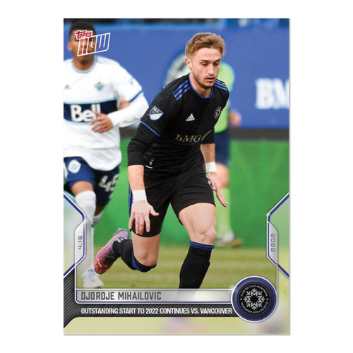 2022 topps now - mls, djordje