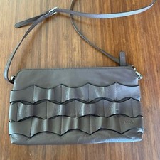 LUXURY Lupo Barcelona La Pedrera Limited Edition Leather Crossbody Brown Bag